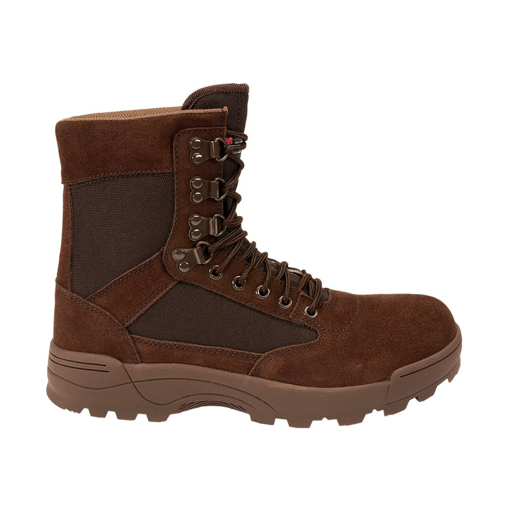 Brandit - 9 Eyelet Tactical Lace up boot - Brown